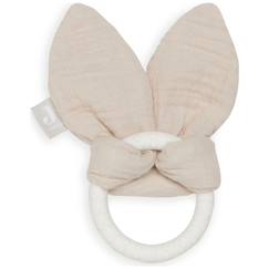 Puériculture-Anneau de dentition bunny ears en coton et silicone