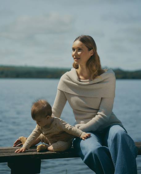 Pull de grossesse et d'allaitement kim Beige 5 - vertbaudet enfant 