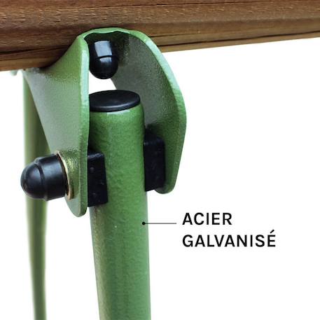 Siège balançoire double face à face Vert olive 6 - vertbaudet enfant 