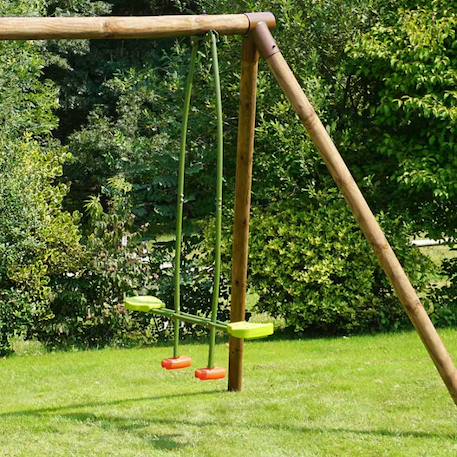 Siège balançoire double face à face Vert olive 4 - vertbaudet enfant 