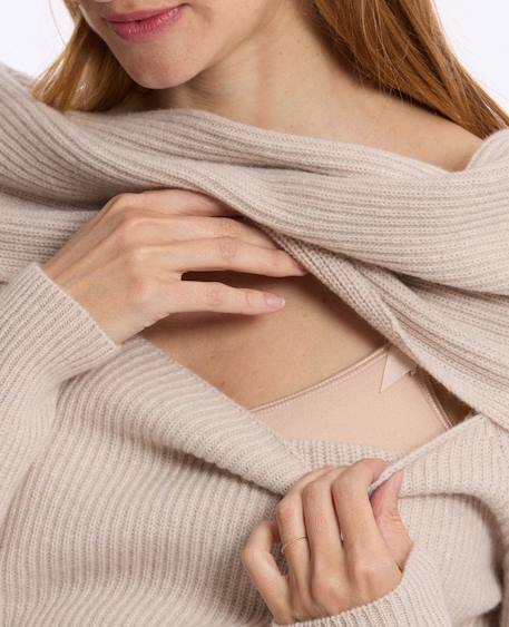 Pull de grossesse et d'allaitement kim Beige 2 - vertbaudet enfant 