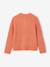 Gilet fille maille fine mousseuse corail+gris chiné+pivoine 3 - vertbaudet enfant 