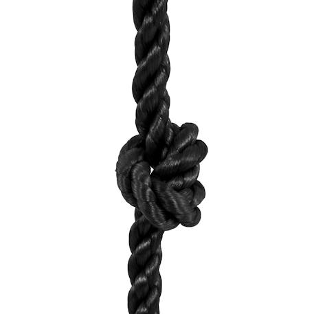 Corde à nœuds  chanvre h190-250cm Noir - moutarde 3 - vertbaudet enfant 