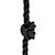 Corde à nœuds  chanvre h190-250cm Noir - moutarde 3 - vertbaudet enfant 