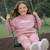 Ensemble sweat et pantalon jogging fille à imprimé Rose 2 - vertbaudet enfant 