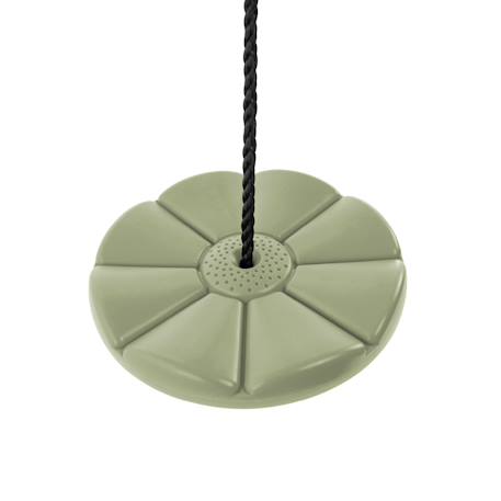 Balançoire bouton pour portique  plastique h190-250cm Vert kaki - noir 1 - vertbaudet enfant 