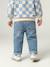 Jean bébé facile à enfiler denim brut+double stone+stone 8 - vertbaudet enfant 