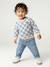 Jean bébé facile à enfiler denim brut+double stone+stone 4 - vertbaudet enfant 