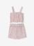 Ensemble short fille gaze coton blanc imprimé 4 - vertbaudet enfant 