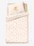 Parure housse de couette bébé gaze coton blanc imprimé 2 - vertbaudet enfant 