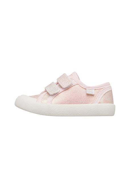 Baskets en tissu avec fermeture scratch summer vl. Rose- 3 - vertbaudet enfant 