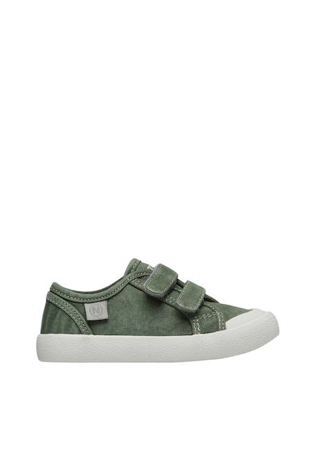 Baskets en tissu avec fermeture scratch summer vl. Beige-vert militaire-+Jaune-+Lilas-+Marine-+Sage-+Vert-+Vert clair 26 - vertbaudet enfant 