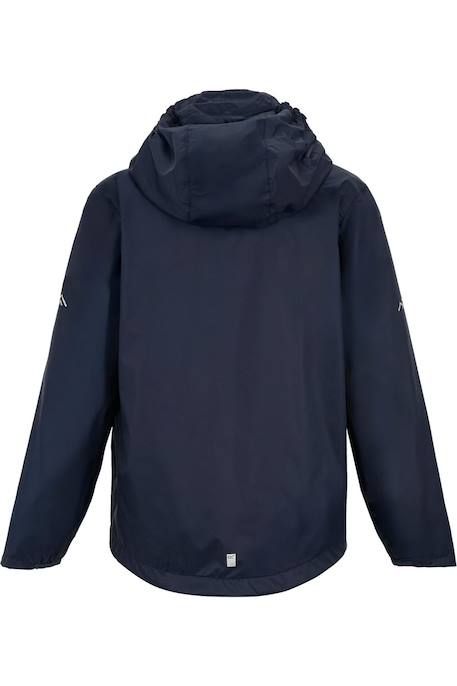 Veste imperméable à capuche lever Bleu marine foncé 2 - vertbaudet enfant 