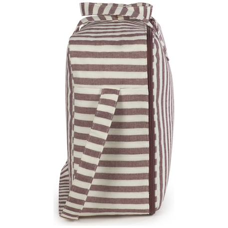 Valise de maternité en coton imperméable avec bandoulière ajustable Mauve 4 - vertbaudet enfant 