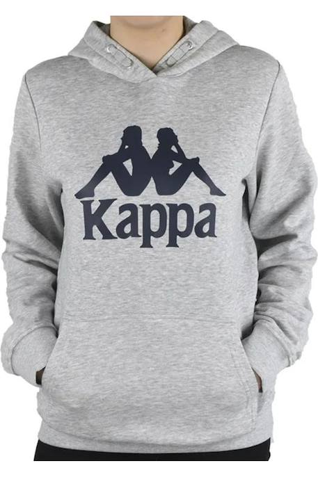 Sweat à capuche motif/style logo taino Bleu marine+Gris+Noir 4 - vertbaudet enfant 
