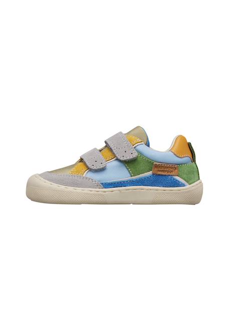 Chaussures en daim et tissu barefoot kesy vl. Bleu-jaune-+Gris-bleu-+Rose-beige- 8 - vertbaudet enfant 