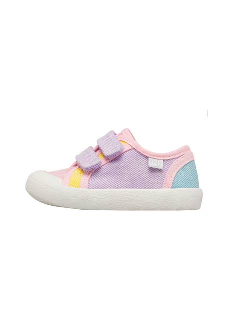 Baskets en tissu avec fermeture scratch summer vl. Beige-vert militaire-+Jaune-+Lilas-+Marine-+Sage-+Vert-+Vert clair 13 - vertbaudet enfant 