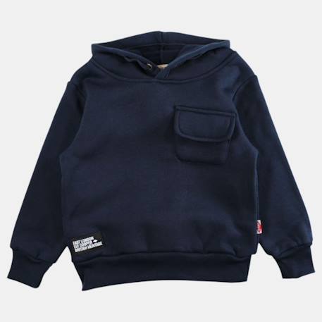 Sweat à capuche garçon imprimé Gris anthracite+Gris clair+Kaki+Marine 14 - vertbaudet enfant 