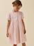 Robe en gaze de coton Rose tendre 1 - vertbaudet enfant 