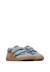 Sneakers en cuir et tissu kevis 2 vl. Blanc-noir-+Céleste-+Fuchsia-+Gris tourterelle-+Vert menthe- 7 - vertbaudet enfant 