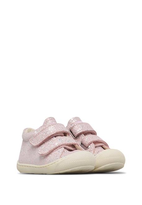 Chaussures en suede avec paillettes cocoon vl Platine-+Rose- 7 - vertbaudet enfant 