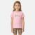 Ensemble  fille -  t-shirt manches courtes et short motif léopard Blanc+Noir+Rosatre 11 - vertbaudet enfant 