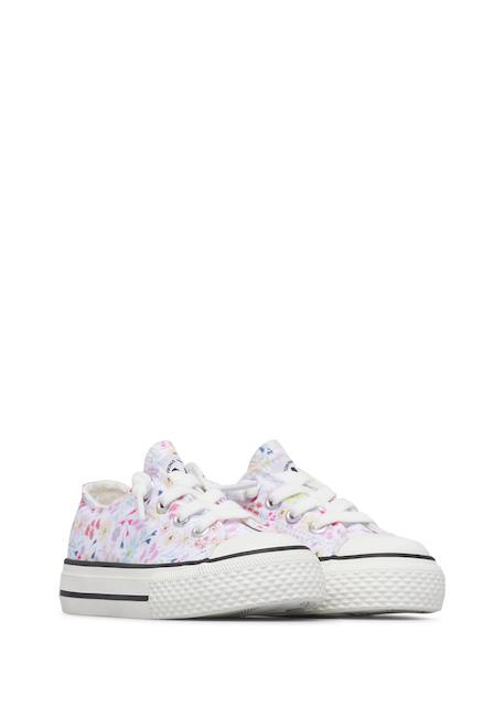 Sneakers en tissu ayasy. Blanc-lilas- 2 - vertbaudet enfant 