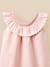 Robe fille clotilde lin et coton - collection fêtes et mariages Rose 2 - vertbaudet enfant 