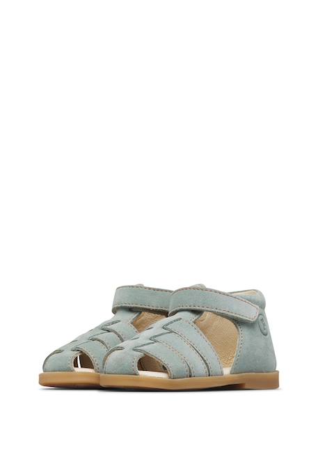 Sandales en daim lombok Beige-+Sage- 10 - vertbaudet enfant 
