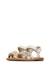 Sandales en cuir nindy Blanc crème+Cognac- 5 - vertbaudet enfant 