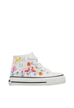 Chaussures-Baskets à la cheville en tissu ylfas.