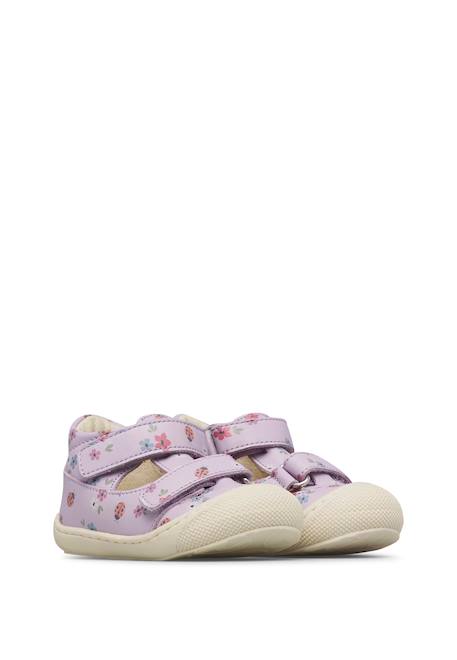 Sandales semi puffy Blanc crème-+Lilas- 7 - vertbaudet enfant 