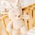 Peluche musicale lapin en tissu doux avec mélodie intégrée Beige+Ecru, marron 2 - vertbaudet enfant 