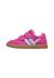 Sneakers en cuir et tissu kevis 2 vl. Blanc-noir-+Céleste-+Fuchsia-+Gris tourterelle-+Vert menthe- 13 - vertbaudet enfant 