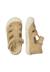 Sandales en cuir wad Beige 4 - vertbaudet enfant 