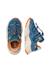 Baskets en similicuir et tissu en mesh raikiri junior. Bleu ciel-orange- 4 - vertbaudet enfant 