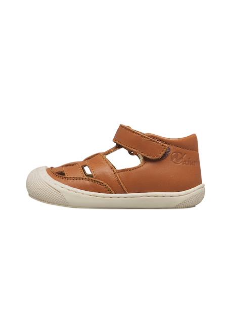 Sandales semi ouverte en cuir wad Cognac- 3 - vertbaudet enfant 