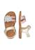 Sandales en cuir alya Platine-rose 4 - vertbaudet enfant 