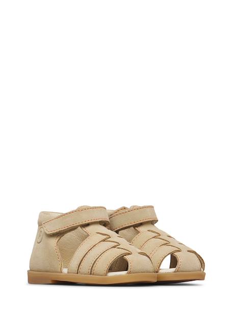 Sandales en daim lombok Beige-+Sage- 2 - vertbaudet enfant 