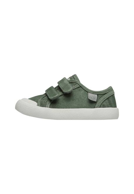Baskets en tissu avec fermeture scratch summer vl. Beige-vert militaire-+Jaune-+Lilas-+Marine-+Sage-+Vert-+Vert clair 28 - vertbaudet enfant 