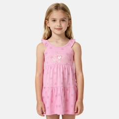 Robe  fille  à bretelles volantées  - vertbaudet enfant