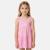 Robe  fille  à bretelles volantées Blanc+Bleu+Rosatre 7 - vertbaudet enfant 