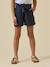 Short  en gaze de coton - collection junior Bleu pastel+Marine+Nude 6 - vertbaudet enfant 