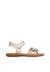 Sandales en cuir alya Platine-rose 1 - vertbaudet enfant 