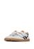 Sneakers en cuir et tissu kevis 2 vl. Blanc-noir-+Céleste-+Fuchsia-+Gris tourterelle-+Vert menthe- 5 - vertbaudet enfant 