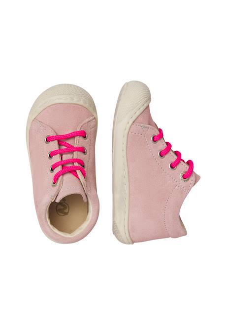 Chaussures premiers pas en suède cocoon Beige clair+Bleu+Bleu-gris+Rose-fuchsia-+Sable- 19 - vertbaudet enfant 