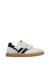 Sneakers en cuir et tissu kevis 2 vl. Blanc-noir-+Céleste-+Fuchsia- 1 - vertbaudet enfant 