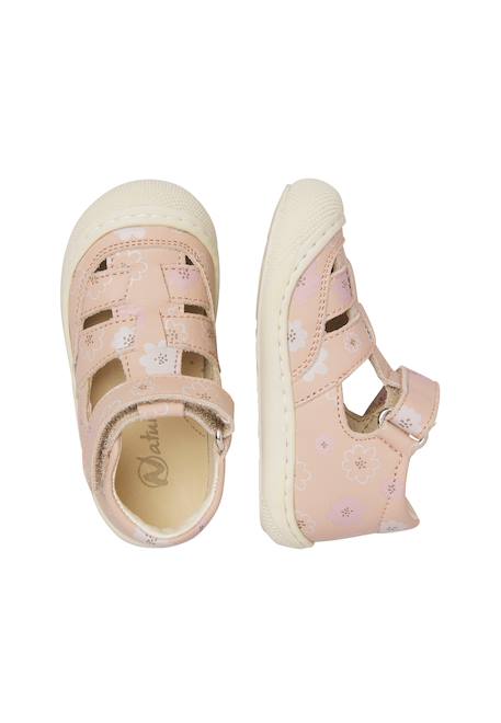 Sandales en cuir wad Rose poudré- 4 - vertbaudet enfant 