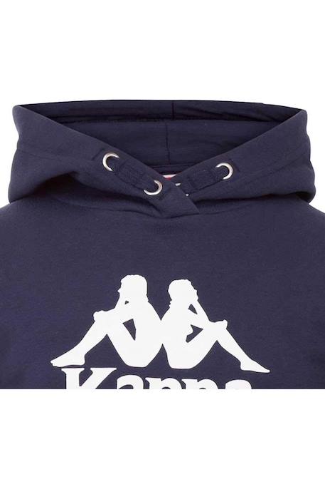 Sweat à capuche motif/style logo taino Bleu marine+Gris+Noir 3 - vertbaudet enfant 