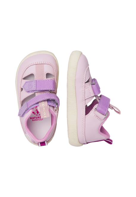 Sandales en cuir giommy Bleu-+Rose- 9 - vertbaudet enfant 